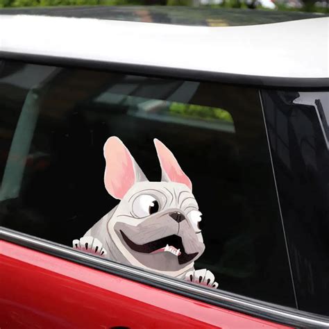 3d Funny Cartoon Dog On Board Sticker Vinyl Decal Car Laptop Window