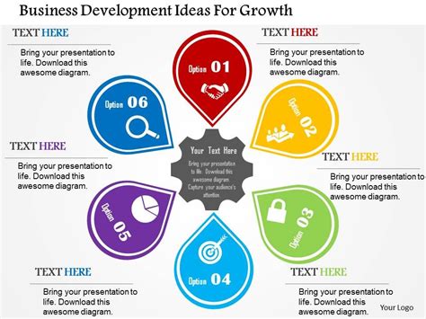 There are a lot of consulting companies that look for talented consultants. Business Development Ideas For Growth Flat Powerpoint Design | Templates PowerPoint Presentation ...