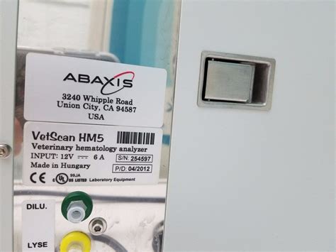 Abaxis Vetscan Vs2 And Hm5 For Sale Mr Diagnostic Services