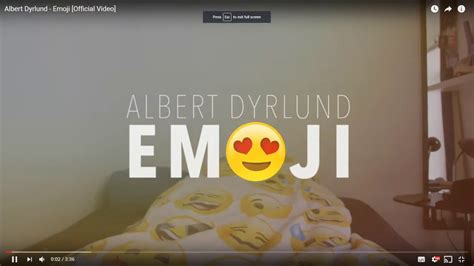 Reaction til Albert Dyrlund's nye sang | Emoji - YouTube