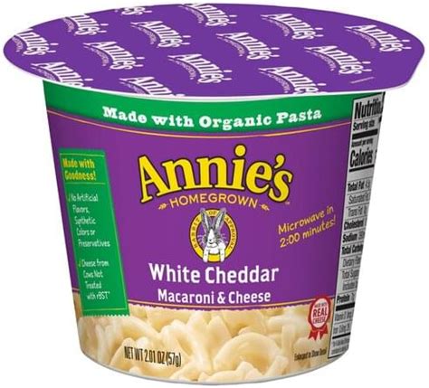 Free shipping from our canadian store to your door, fast! Annies White Cheddar Macaroni & Cheese - 2.01 oz ...