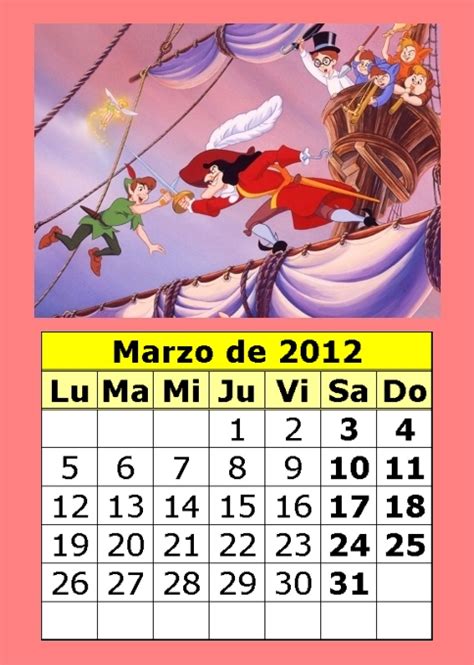Calendario Infantil Para Imprimir Imagui