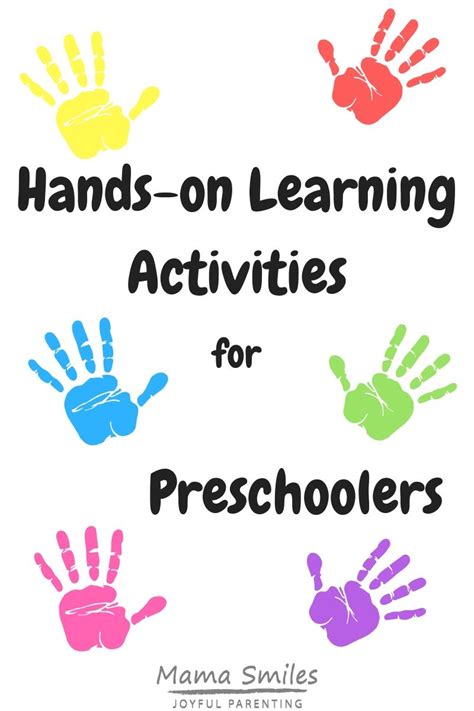 The Best Hands On Activities For Preschoolers Artofit
