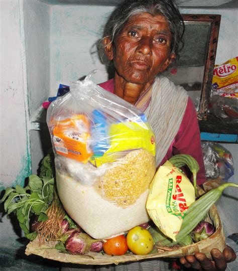 Monthly Groceries For Poor Old Age Person In India Globalgiving