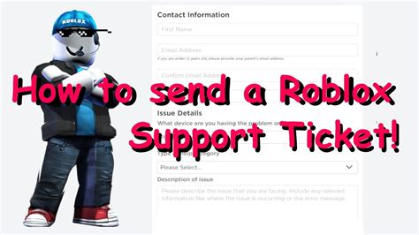 How To Send A Roblox Support Ticket Youtube