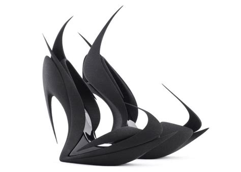 Zaha Hadids 3 D Printed Flame Heels Among 5 Designs To Re Invent The Shoe Huffpost Entertainment