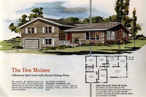 Split Level Floor Plans 1960s Review Home Decor