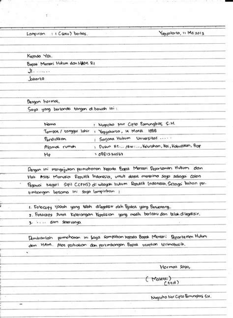 Apabila ternyata surat lamaran kerja kalian diminta untuk ditulis tangan, silahkan tulis tangan surat lamaran kerja ini. Cara Membuat Lamaran Kerja Tulis Tangan Dengan Baik dan ...