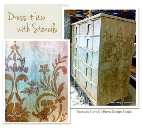 Stencil Painted Furniture Furniture Painting Stencils Embossed