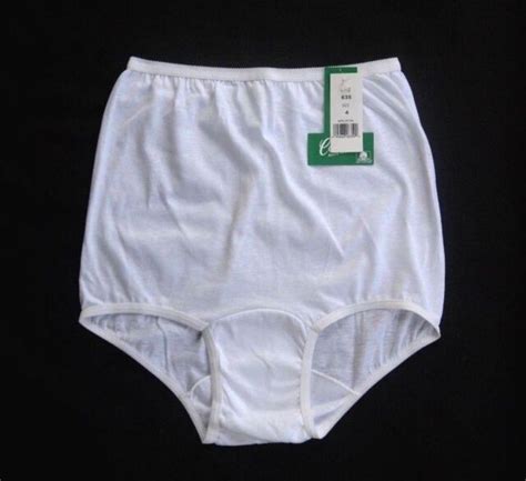 CAROLE Cotton Full Cut Hi Waist White Brief Size XS For Sale Online EBay