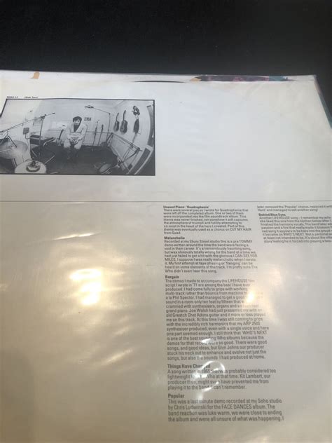 Pete Townshend Scoop 2 Vinyl The Who Rare Autographed Solo Lp Hand