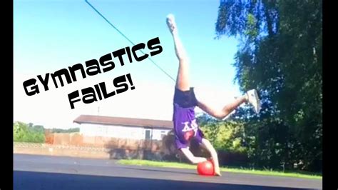 gymnastics fails compilation bethany g youtube