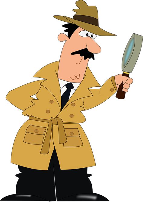 Detective Investigation Man Free Vector Graphic On Pixabay