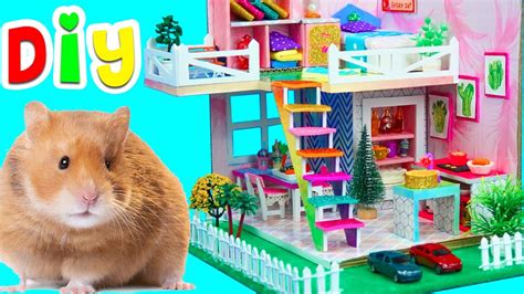 Diy Miniature Hamster House 46 ️ Make Cardboard House With Bedroom