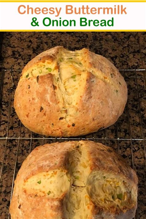 Cheesy Buttermilk And Onion Bread