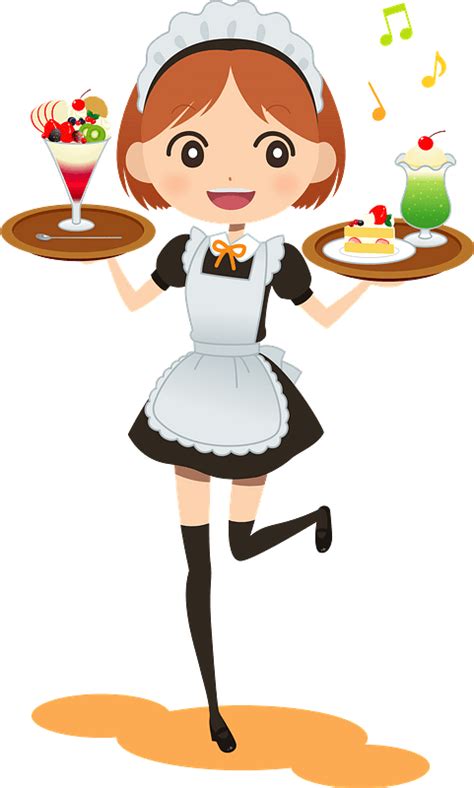 Cafe Waitress Clipart Free Download Transparent Png Creazilla