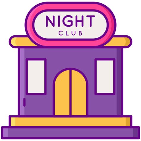 Night Club Flaticons Lineal Color Icon