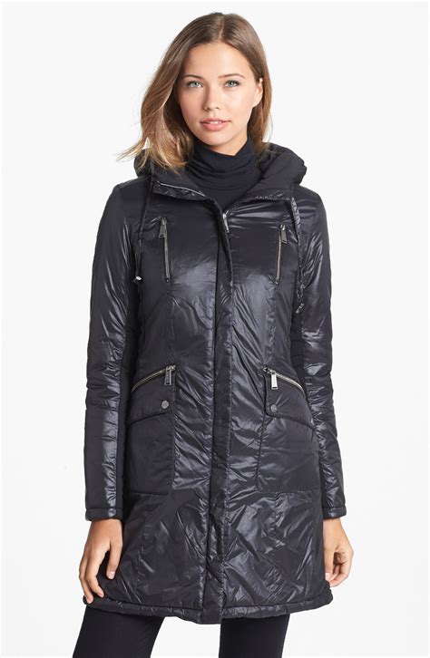 Dkny Lightweight Down And Feather Coat Nordstrom