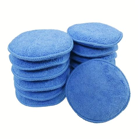 5 10pcs auto care polish foam sponge soft microfiber car wax applicator pad polishing sponge for