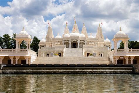Hindu Temple In Atlanta Ga Stock Image Image Of Landmark Landscape