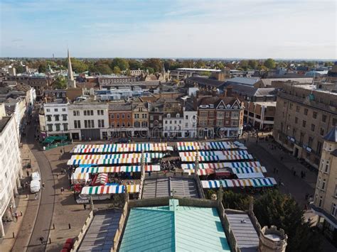 Market Square Aerial View In Cambridge Editorial Photography Image Of