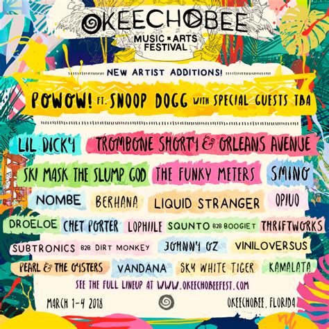 Okeechobee Announces Lineup Additions For 2018 Including Snoop Dogg