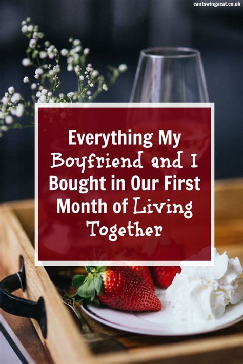 Everything My Boyfriend And I Bought In Our First Month Of Living
