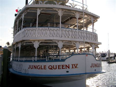 Mom And I Went On The Jungle Queen Cruise Down Million Dollar Row In