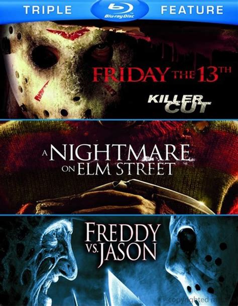 Friday The 13th Nightmare On Elm Street Freddy Vs Jason Triple
