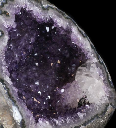 106 Amethyst Crystal Geode With Calcite Crystal For Sale 37727