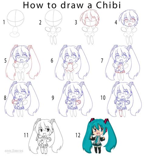 How To Draw A Chibi Step By Step Pictures Anime Drawings Tutorials
