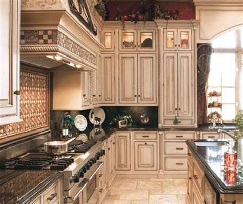 Old world cabinet doors present a predominantly masculine design originating from (developed from / featuring) a mix of european influences. Home Improvement - Old World Kitchen Design Ideas | Old world kitchens, Kitchen design ...