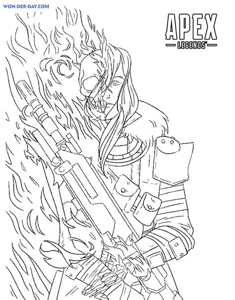 Apex Legends Coloring Pages 80 Printable Coloring Pages
