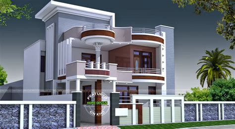 Kerala Home Design At Sqft Double Storey Kerala Front Elevation