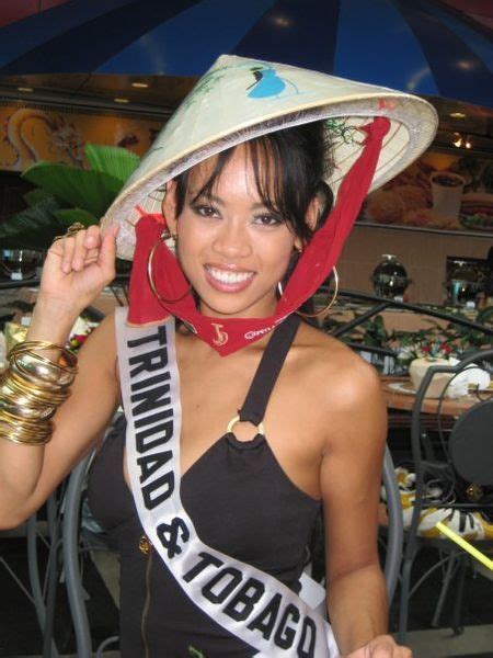 Anya Ayoung Chee Born Oct 17 1981 Is Miss Trinidad And Tobago