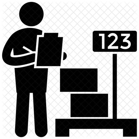 Inventory Checking Icon Download In Glyph Style