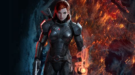 Cool Desktop Wallpaper Of Mass Effect 3 Image Of Shepard A Woman