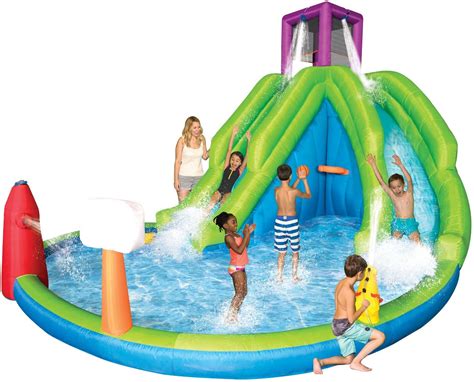 Backyard Water Slide Park And Splash Pool