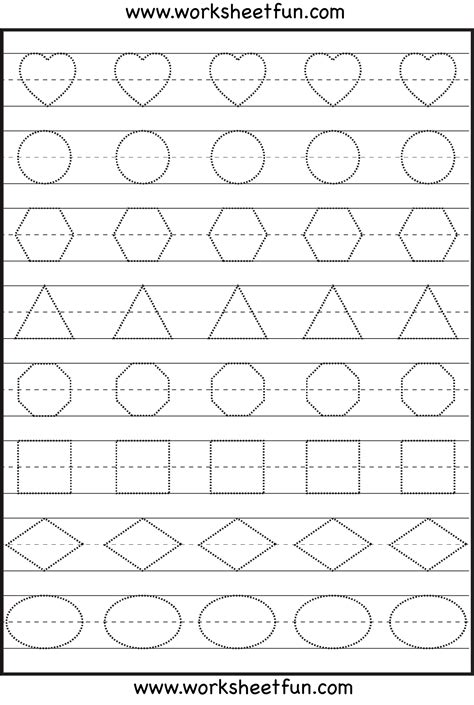 Preschool Shapes Worksheet Free Printable Worksheets Worksheetfun