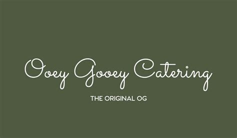 Ooey Gooey Catering Caterers The Knot