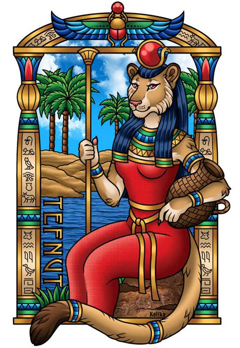 Egyptian Goddess Tefnut By Kalika Futago On Deviantart
