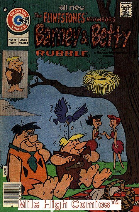 Barney And Betty Rubble Charlton 1973 Series 16 Very Good Comics