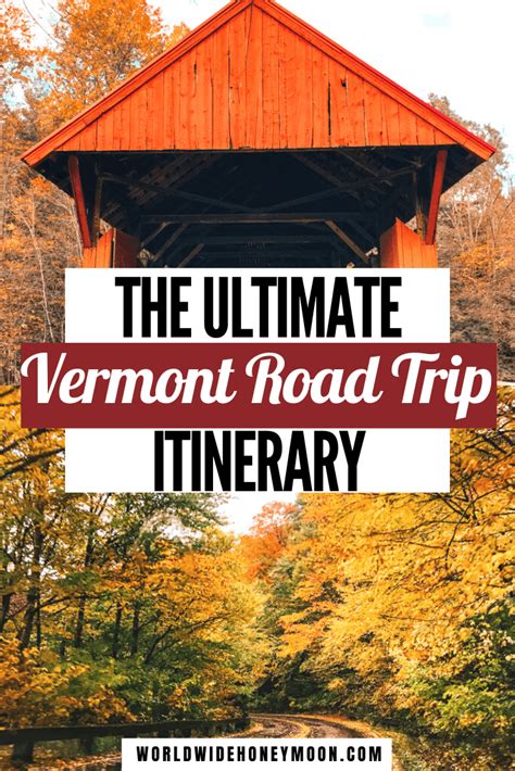 The Ultimate Vermont Road Trip Itinerary In A Week Road Trip