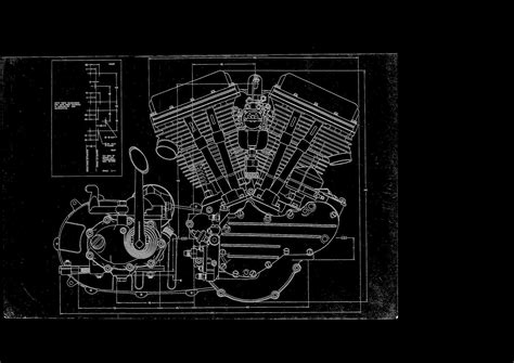 Pin By Choed Hra On Grooms Cake Harley Panhead Blueprints Classic