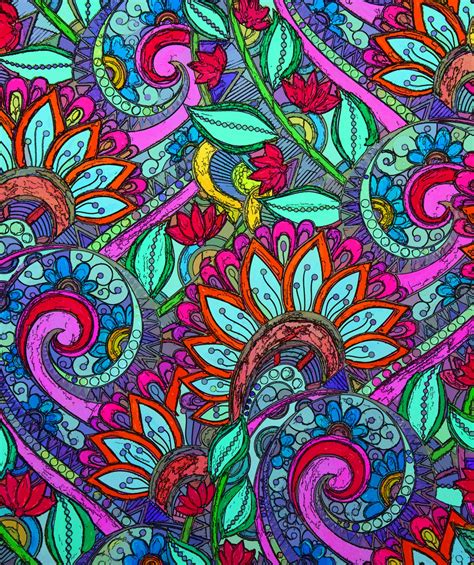 Colorful Paisley Background Free Stock Photo Public Domain Pictures
