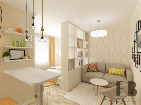 Small Studio Apartment Interior Design Elena Bondina
