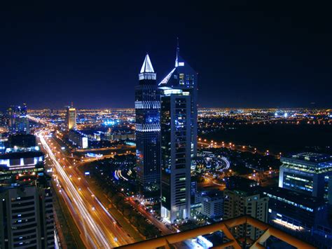 Dubai Night Wallpaper Wallpapersafari