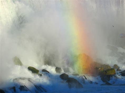 Free Images Waterfall Weather Rainbow Colors Canada Canadian