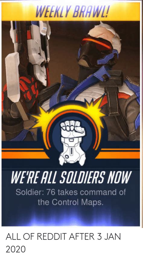 Weekly Brawl Were All Soldiers Now Soldier 76 Takes Command Of The
