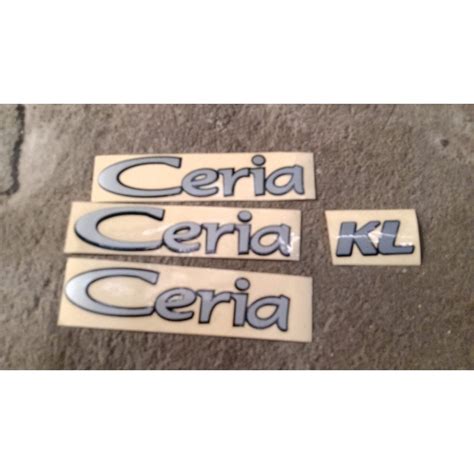 Jual Emblem Sticker Ceria Cutting Stiker Daihatsu Ceria Shopee Indonesia